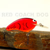 Old School Balsa Baits Wesley Strader Series W2 in Red Coach Dog