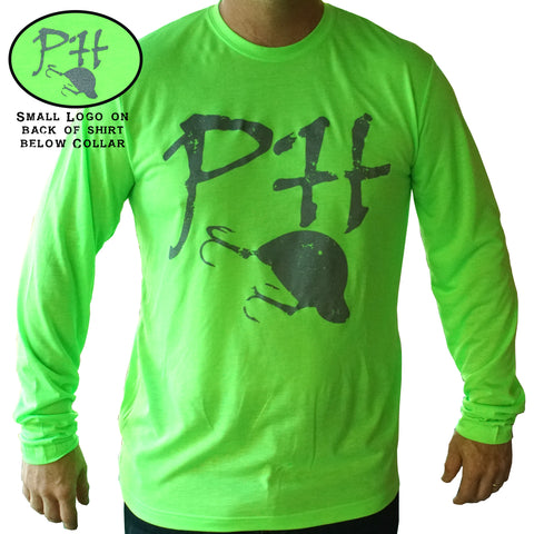 PH  - Moisture Wicking Grunged PH Logo LS Shirt
